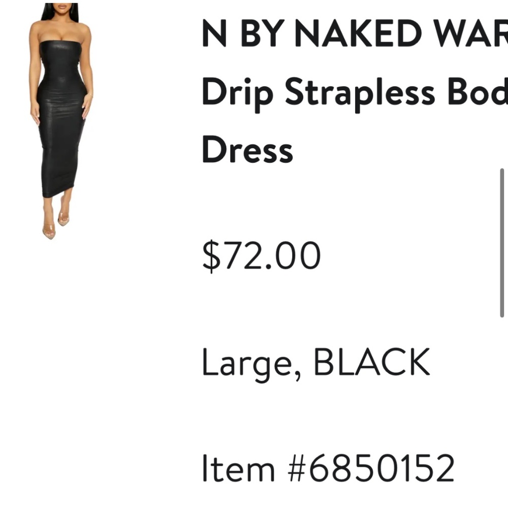 Black body con dress